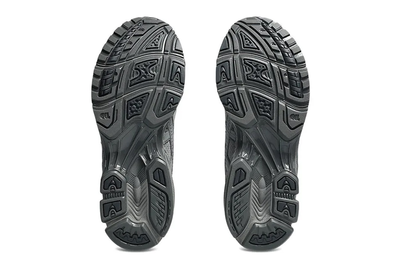 Thom Browne x ASICS GEL-Kayano 14 Collab official look black grey suede