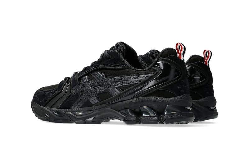 Thom Browne x ASICS GEL-Kayano 14 Collab official look black grey suede