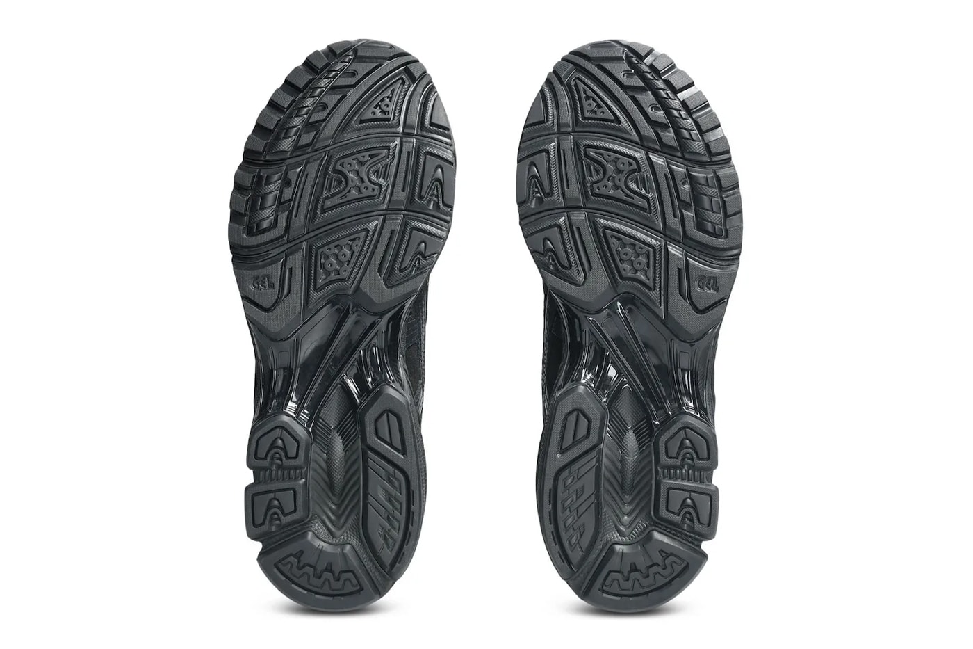 Thom Browne x ASICS GEL-Kayano 14 Collab official look black grey suede