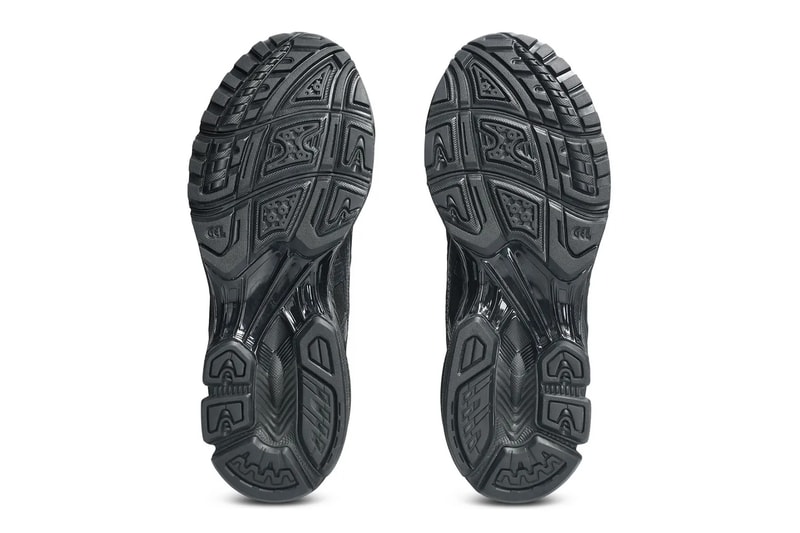 Thom Browne x ASICS GEL-Kayano 14 Collab official look black grey suede