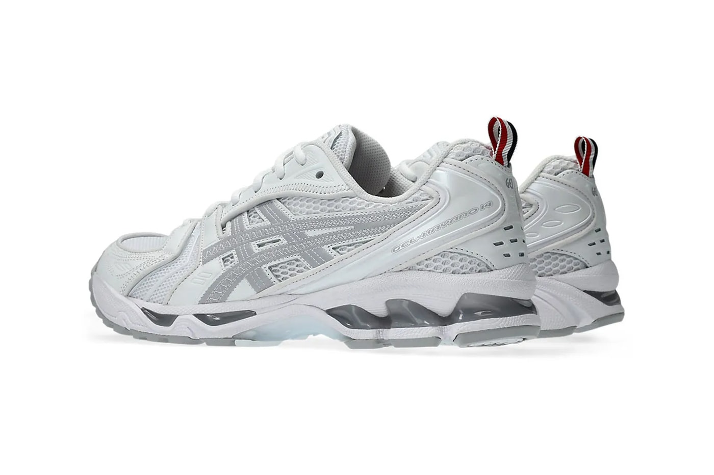 Thom Browne x ASICS GEL-Kayano 14 Collab official look black grey suede