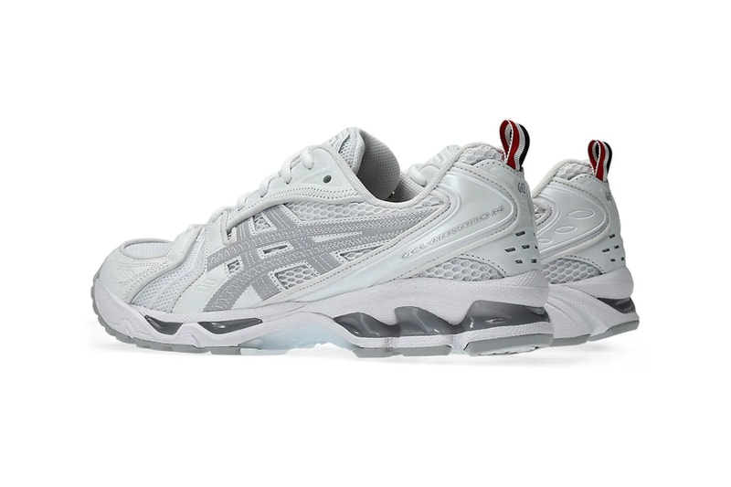 Thom Browne x ASICS GEL-Kayano 14 Collab official look black grey suede