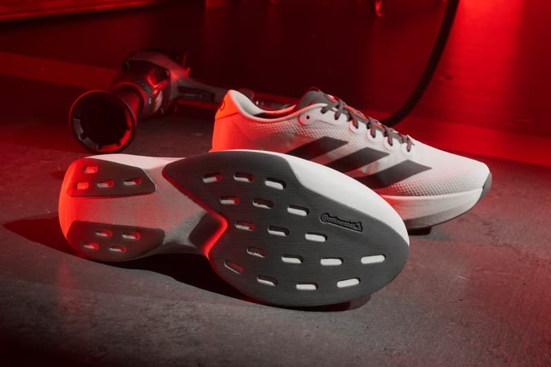 adidas and Audi Revolut F1 Team Introduce the Adizero Evo SL Chalk Pearl/Utility Black/Hi-Res Red KJ3670