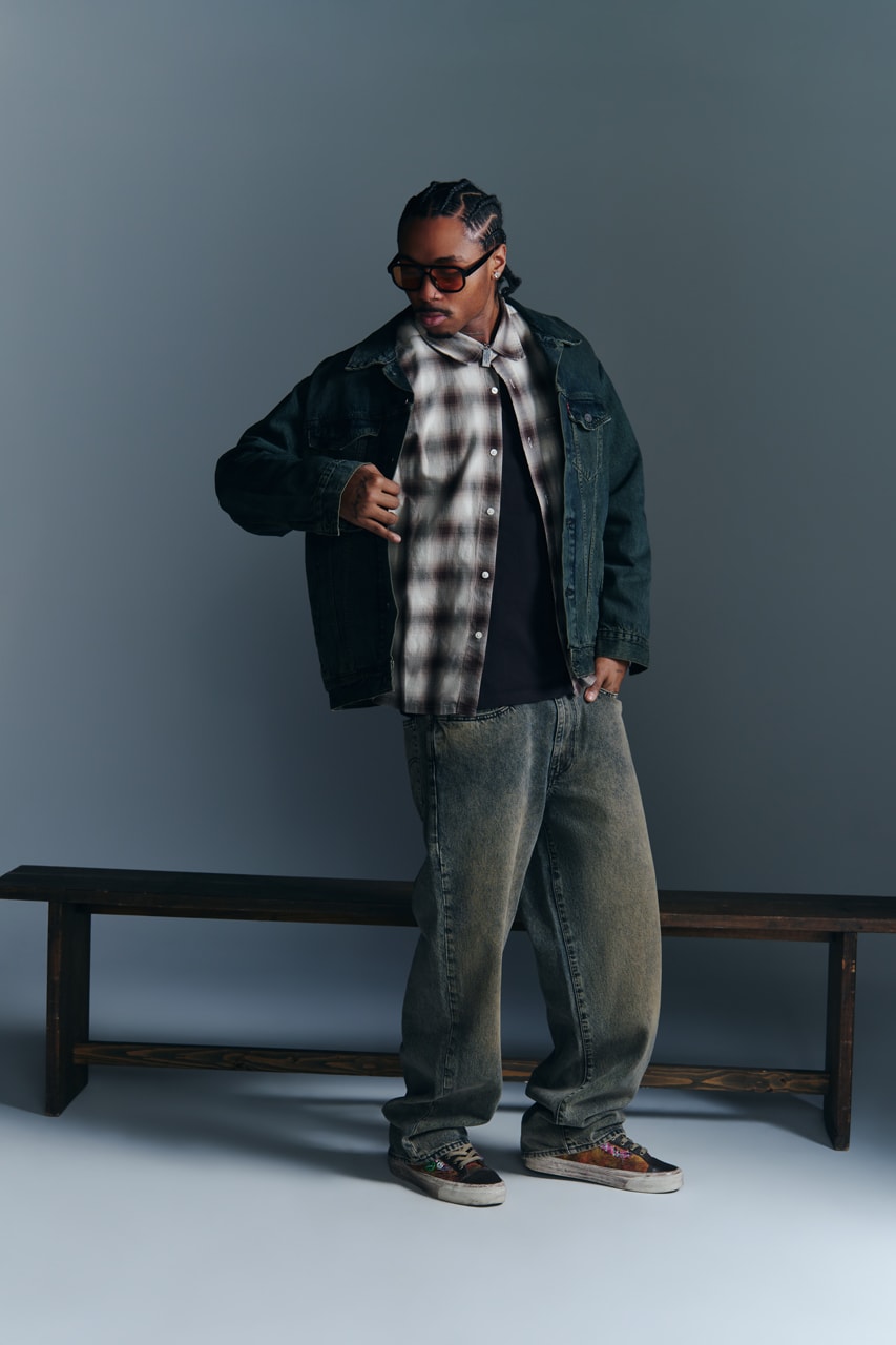 Koleksi Pakaian Levi's® Grunge Prep Aisha Farida Manny Omitto Denim Vintage 1990-an