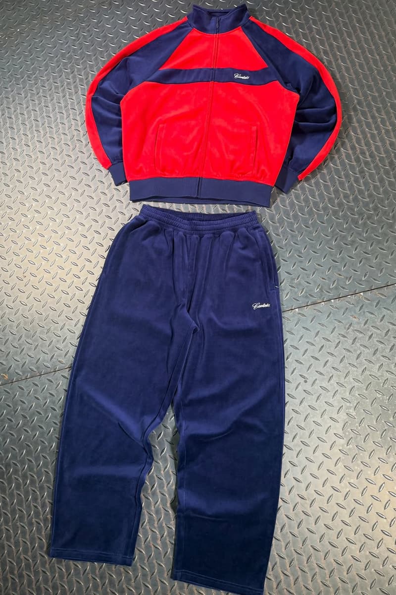 Corteiz's Next Drop Features a Nostalgic New Era Collaboration apparel alacatraz sweatpants sweaters hoodies sets velour tracksuits nylon athletic look uk brand grime collaboration