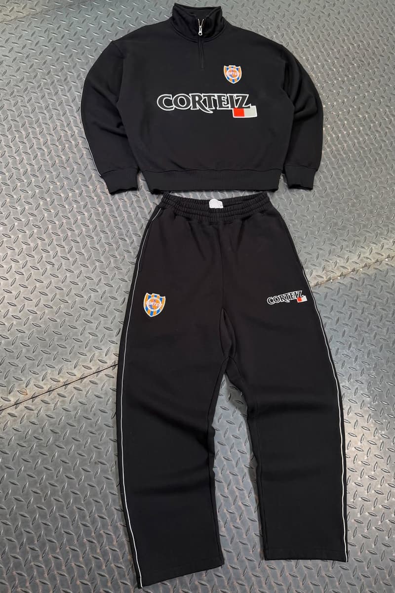 Corteiz's Next Drop Features a Nostalgic New Era Collaboration apparel alacatraz sweatpants sweaters hoodies sets velour tracksuits nylon athletic look uk brand grime collaboration