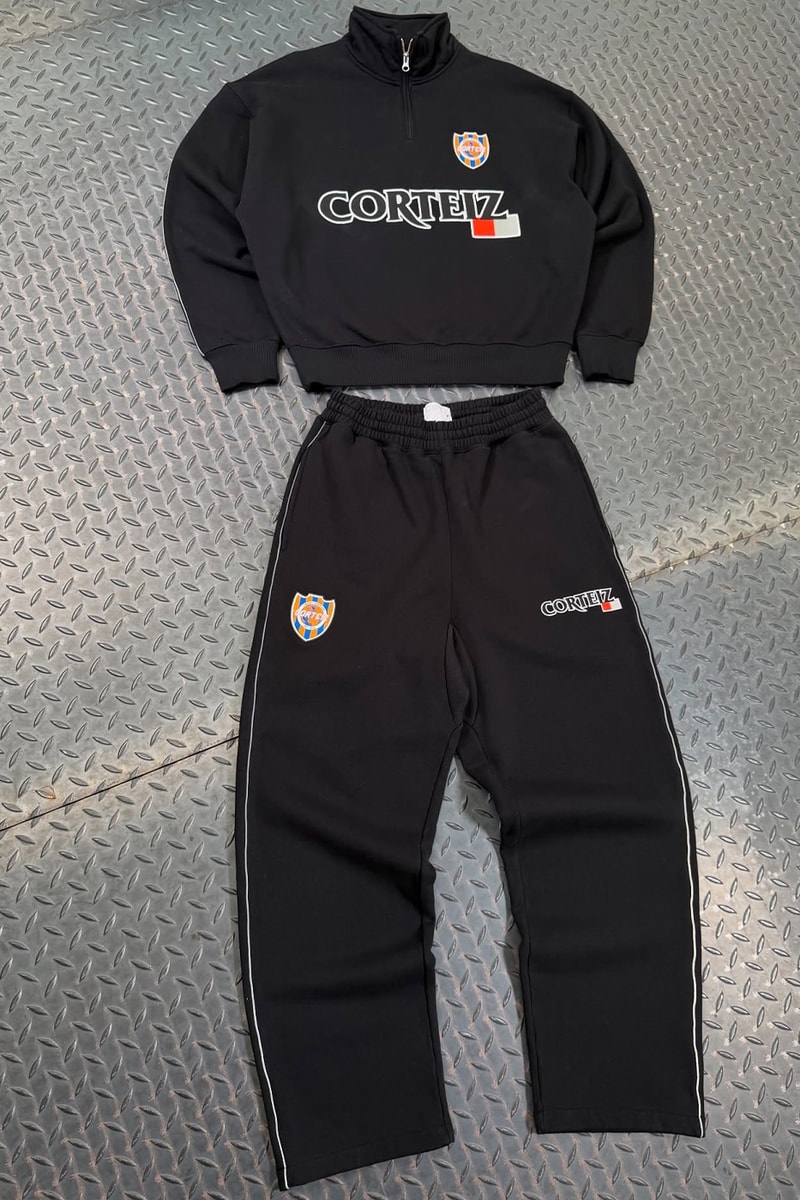 Corteiz's Next Drop Features a Nostalgic New Era Collaboration apparel alacatraz sweatpants sweaters hoodies sets velour tracksuits nylon athletic look uk brand grime collaboration