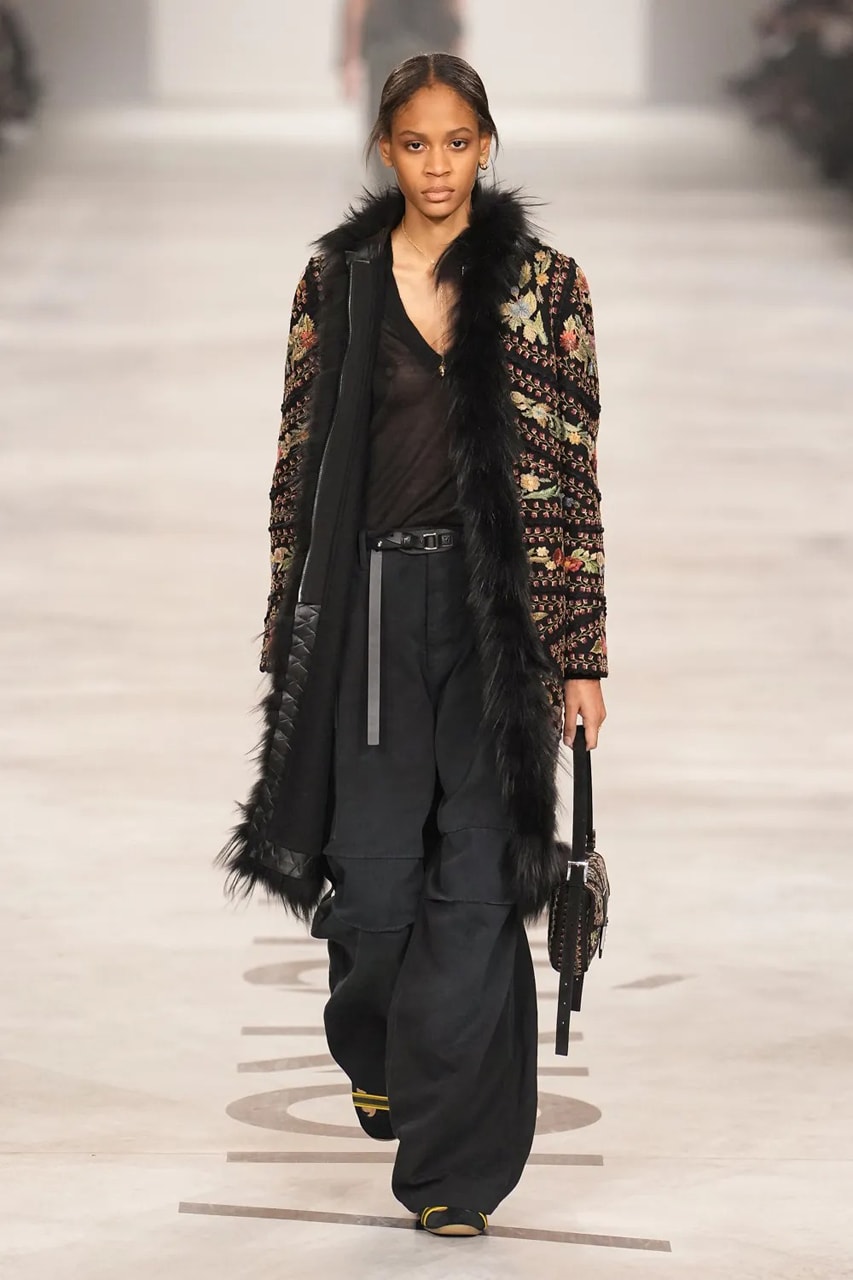 Fendi FW26 lace gown