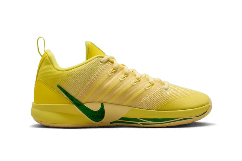 Nike Sabrina 3 "Oregon Ducks" March Madness Release Info Yellow Strike/Pale Yellow-Apple Green IR2478-700