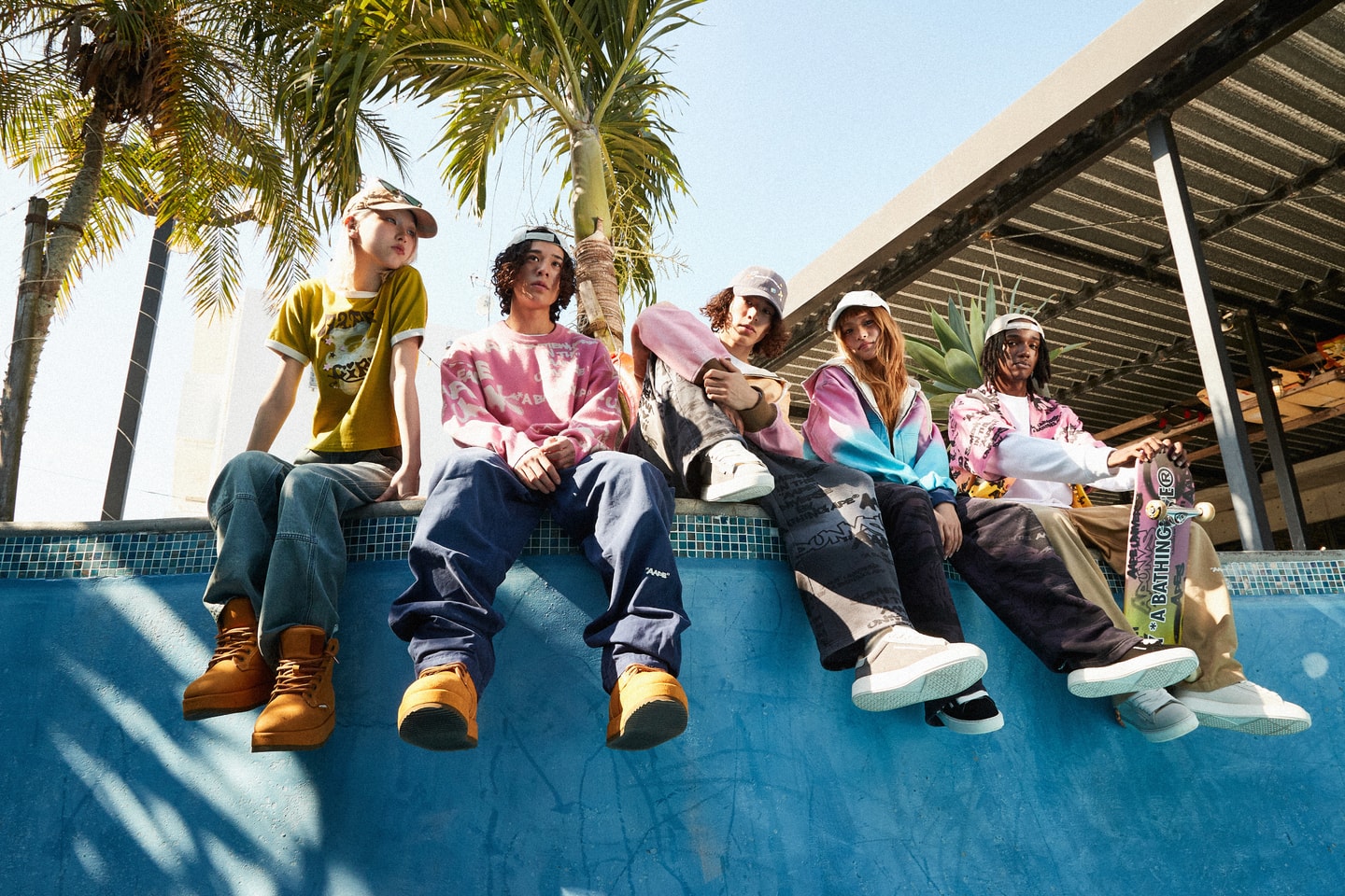 AAPE BY A BATHING APE® Plunges into '90s Nostalgia and Skate Subcultures for SS26