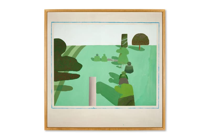 David Hockney English Garden 1965 Auction sothebys  Announcement info