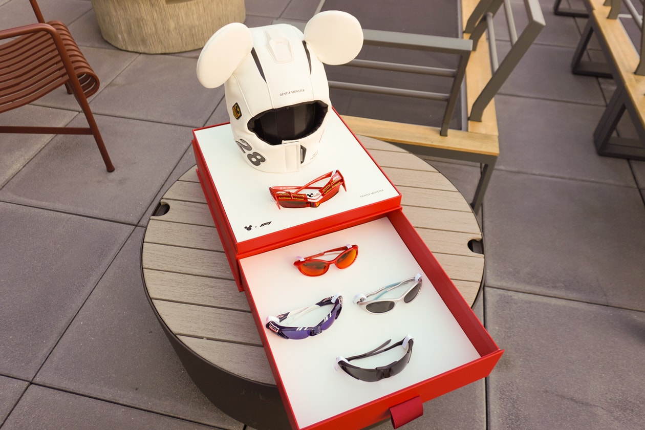 Gentle Monster for F1 Disney Bobby Hundreds Interview release date store list photos exclusive slipstream wing 4 turbo vault velo