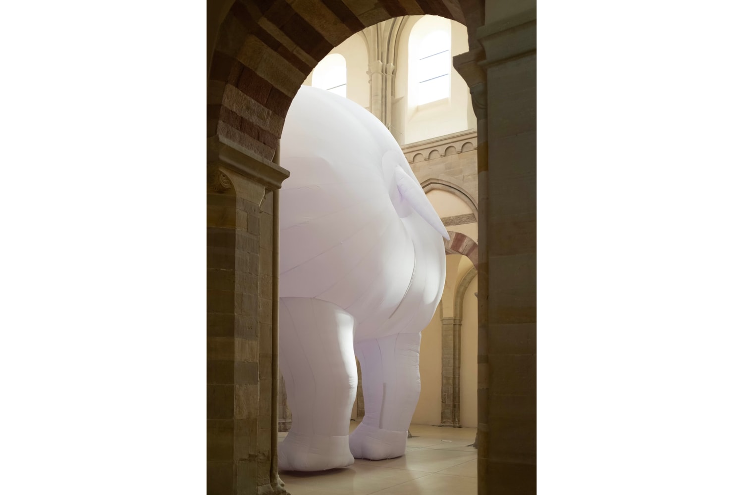 Itamar Gov Infaltable Rhinoceros at Kunstmuseum Magdeburg Art Artworks