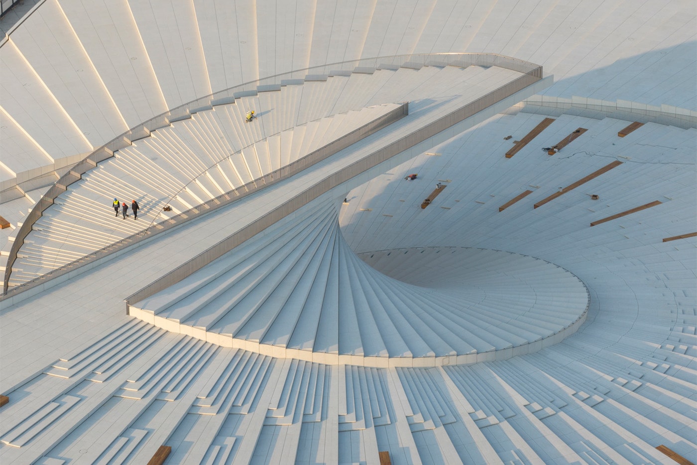 Snøhetta Grand Opera Hall Shanghai Progress First Look Near Completion
