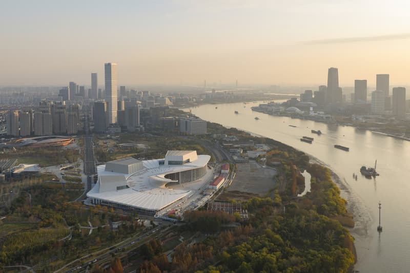 Snøhetta Grand Opera Hall Shanghai Progress First Look Near Completion