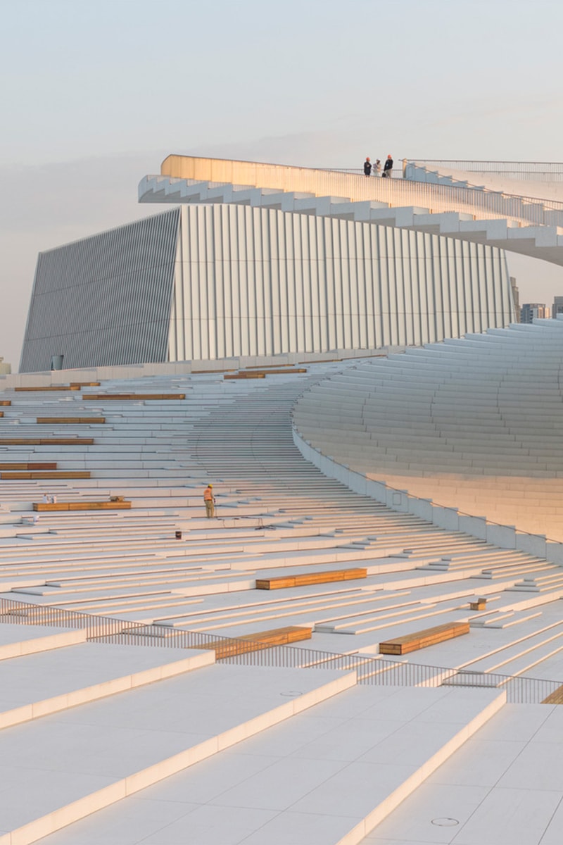 Snøhetta Grand Opera Hall Shanghai Progress First Look Near Completion