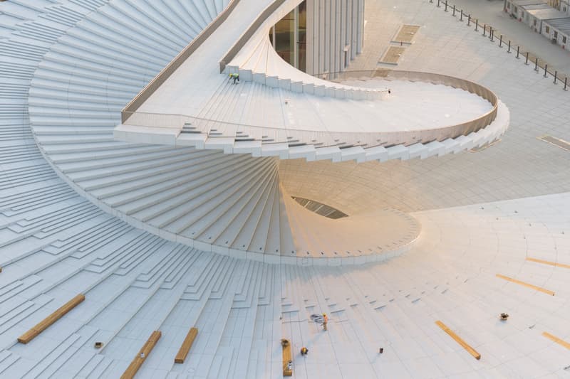 Snøhetta Grand Opera Hall Shanghai Progress First Look Near Completion