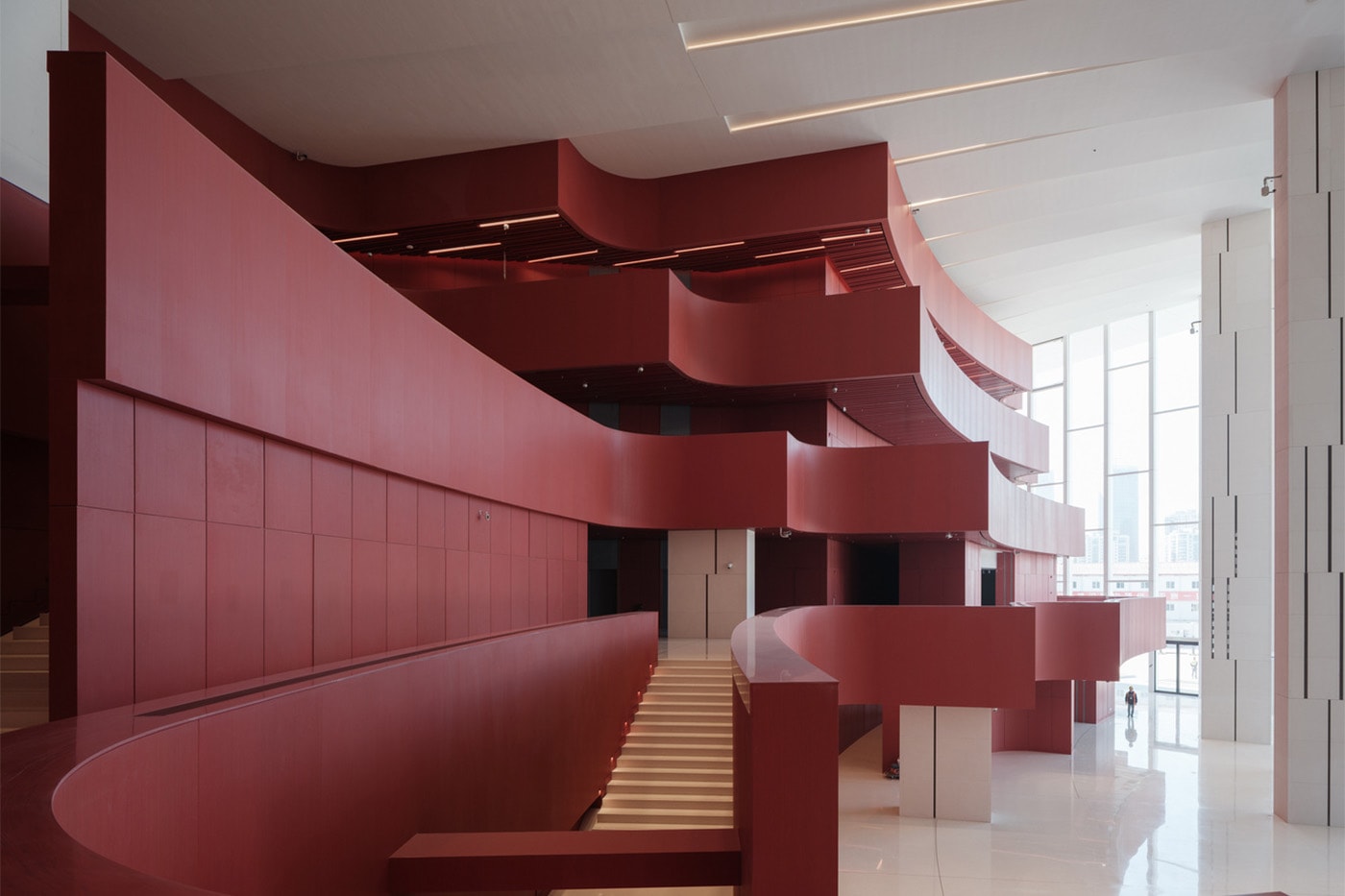 Snøhetta Grand Opera Hall Shanghai Progress First Look Near Completion