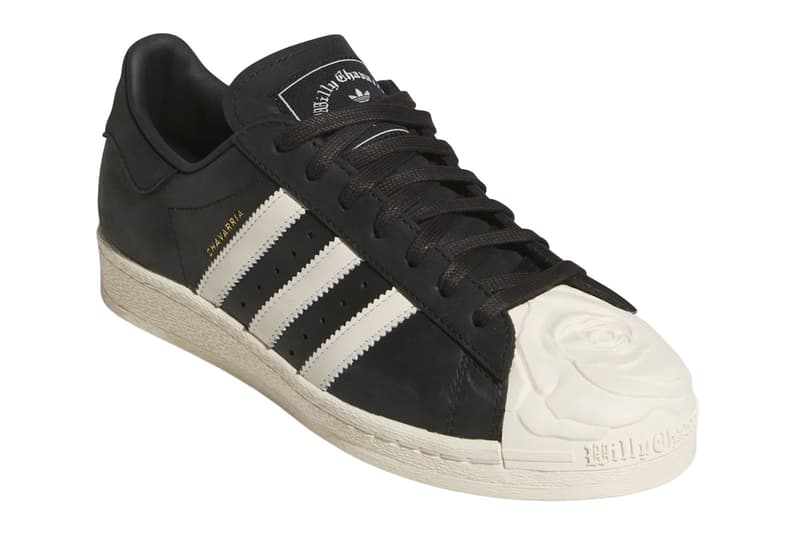Willy Chavarria adidas  Superstar “Rose” Core Black/Cream White-Gold Metallic KJ2029 Release Info