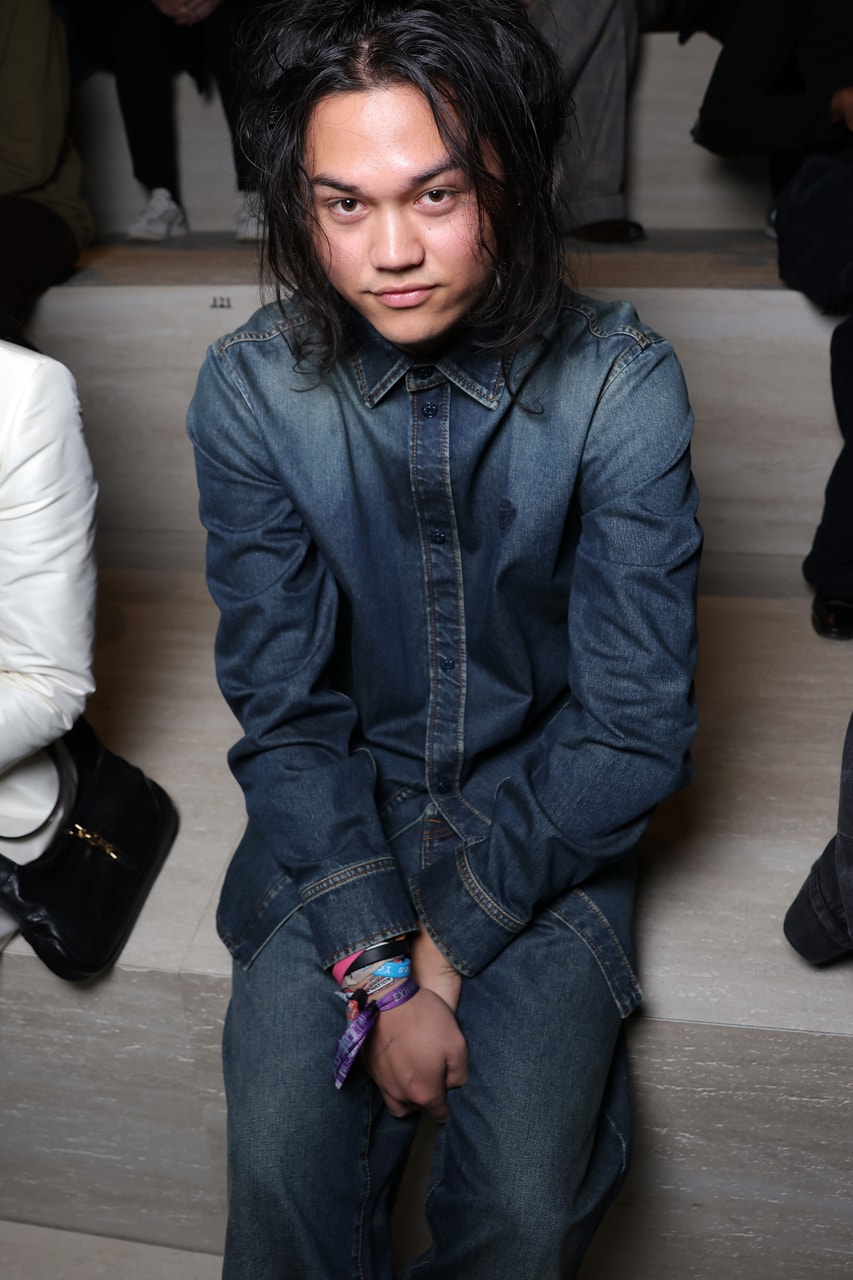 Feng seated front row at Gucci FW26