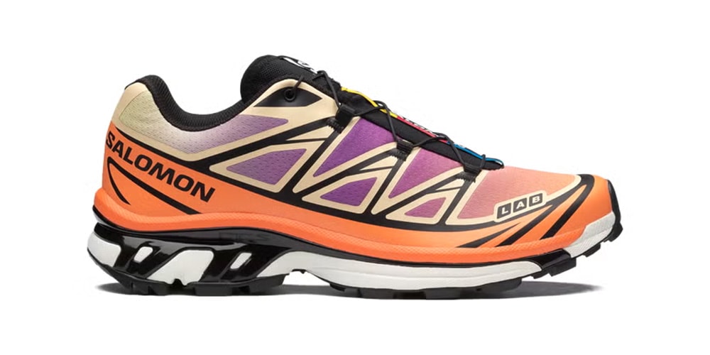 Salomon’s XT-6 “Black/Almond Cream” Is Bold and Colorful