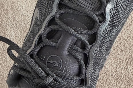 Hiroshi Fujiwara Teases Upcoming fragment design x Nike Air Liquid Max Collab in an All-Black Colorway