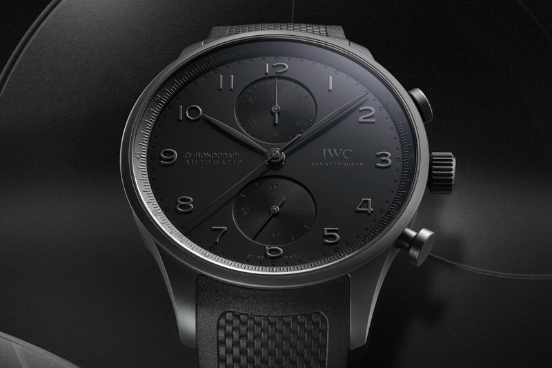 IWC Enters Dark Mode With the Portugieser Chronograph Ceratanium®