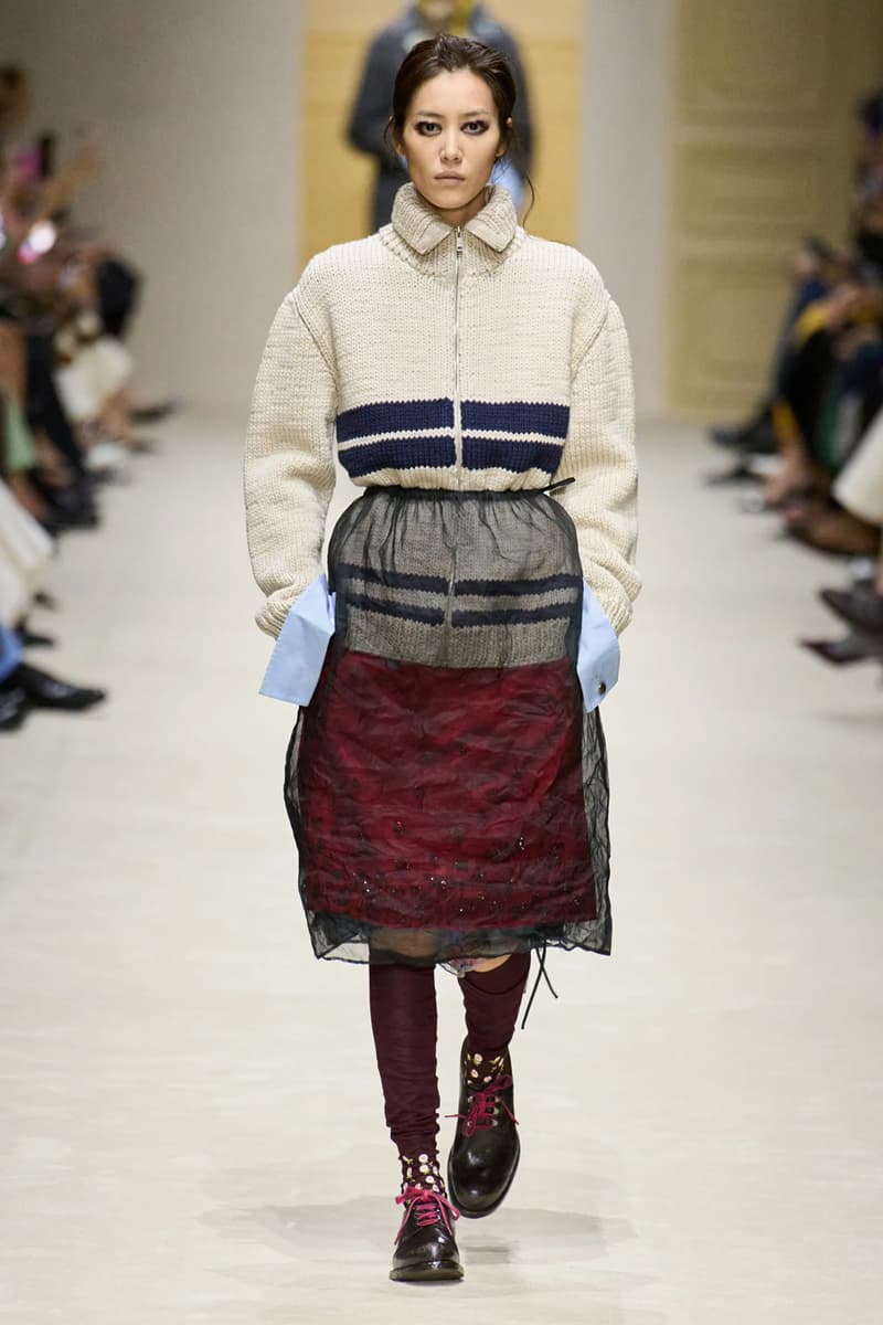 Prada Fall/Winter 2026 Womens Milan Fashion Week Runway Collection miuccia prada raf simons bella hadid