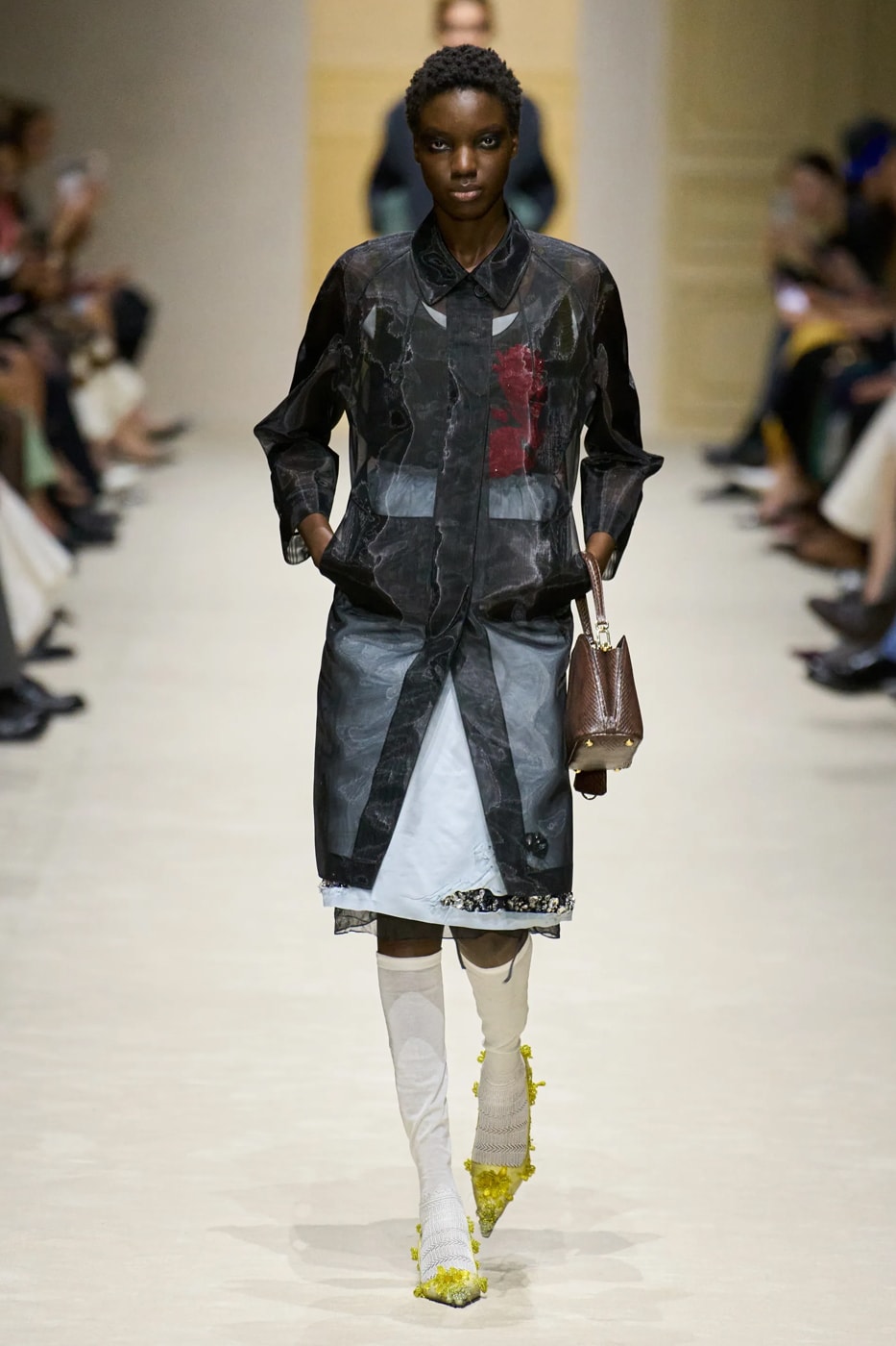 Prada Fall/Winter 2026 Womens Milan Fashion Week Runway Collection miuccia prada raf simons bella hadid