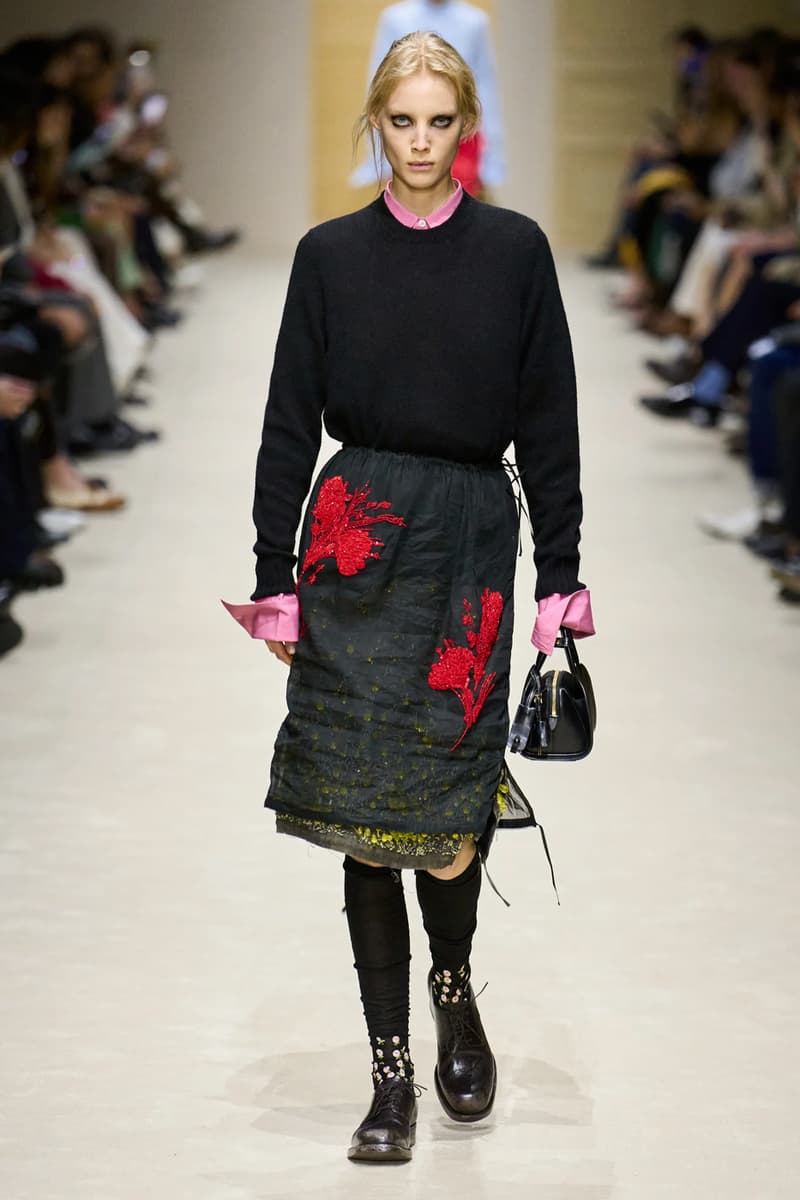 Prada Fall/Winter 2026 Womens Milan Fashion Week Runway Collection miuccia prada raf simons bella hadid