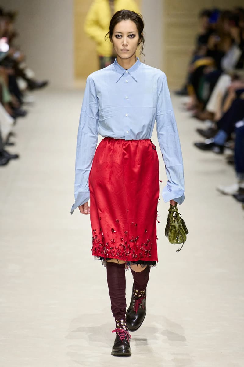 Prada Fall/Winter 2026 Womens Milan Fashion Week Runway Collection miuccia prada raf simons bella hadid