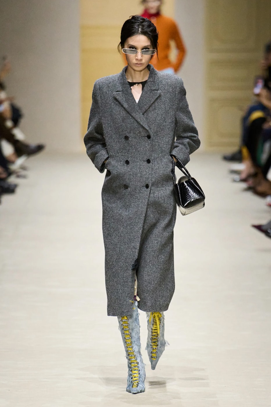Prada Fall/Winter 2026 Womens Milan Fashion Week Runway Collection miuccia prada raf simons bella hadid