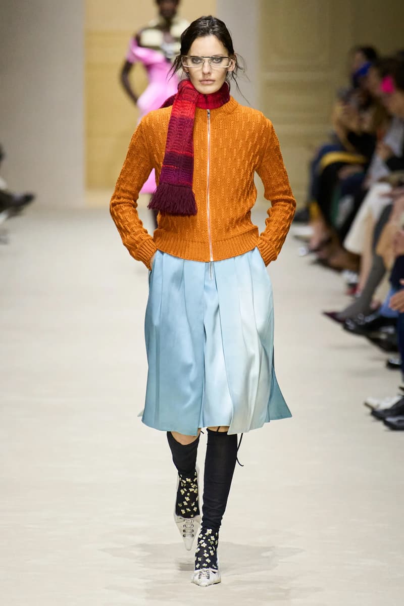 Prada Fall/Winter 2026 Womens Milan Fashion Week Runway Collection miuccia prada raf simons bella hadid