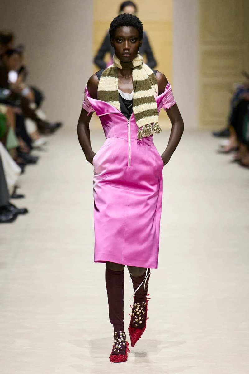 Prada Fall/Winter 2026 Womens Milan Fashion Week Runway Collection miuccia prada raf simons bella hadid