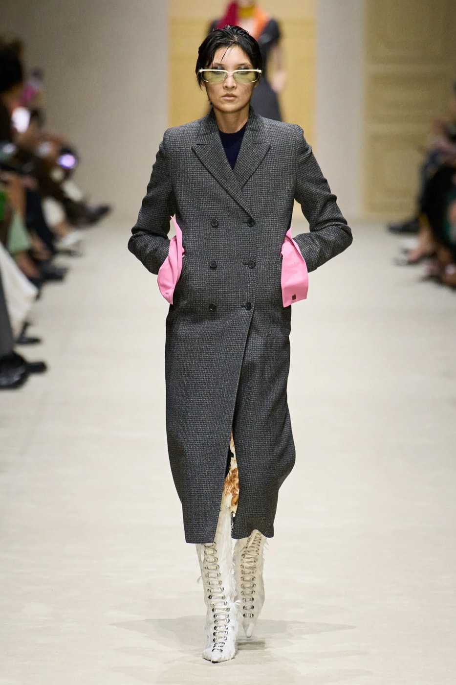 Prada Fall/Winter 2026 Womens Milan Fashion Week Runway Collection miuccia prada raf simons bella hadid