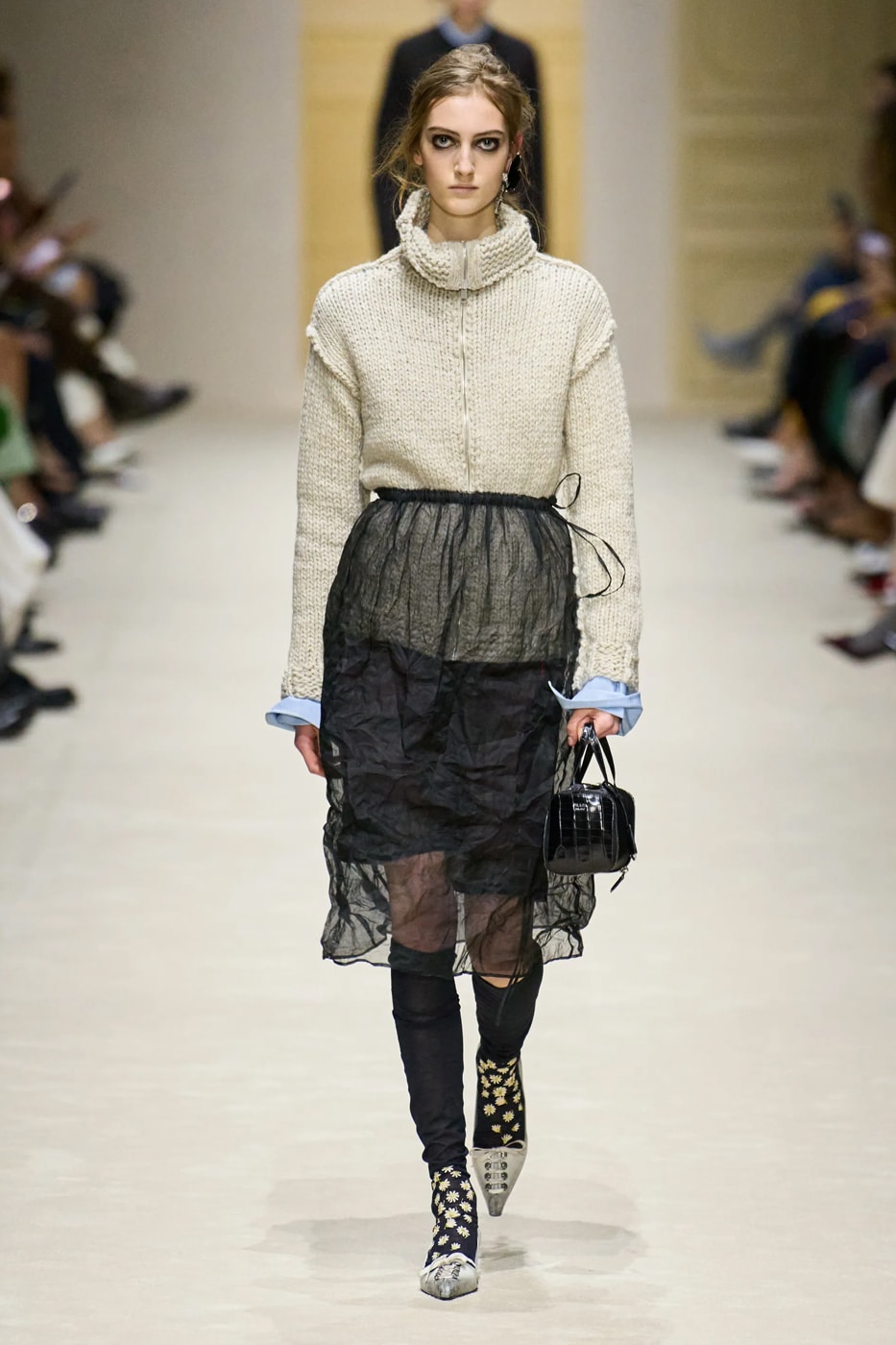 Prada Fall/Winter 2026 Womens Milan Fashion Week Runway Collection miuccia prada raf simons bella hadid