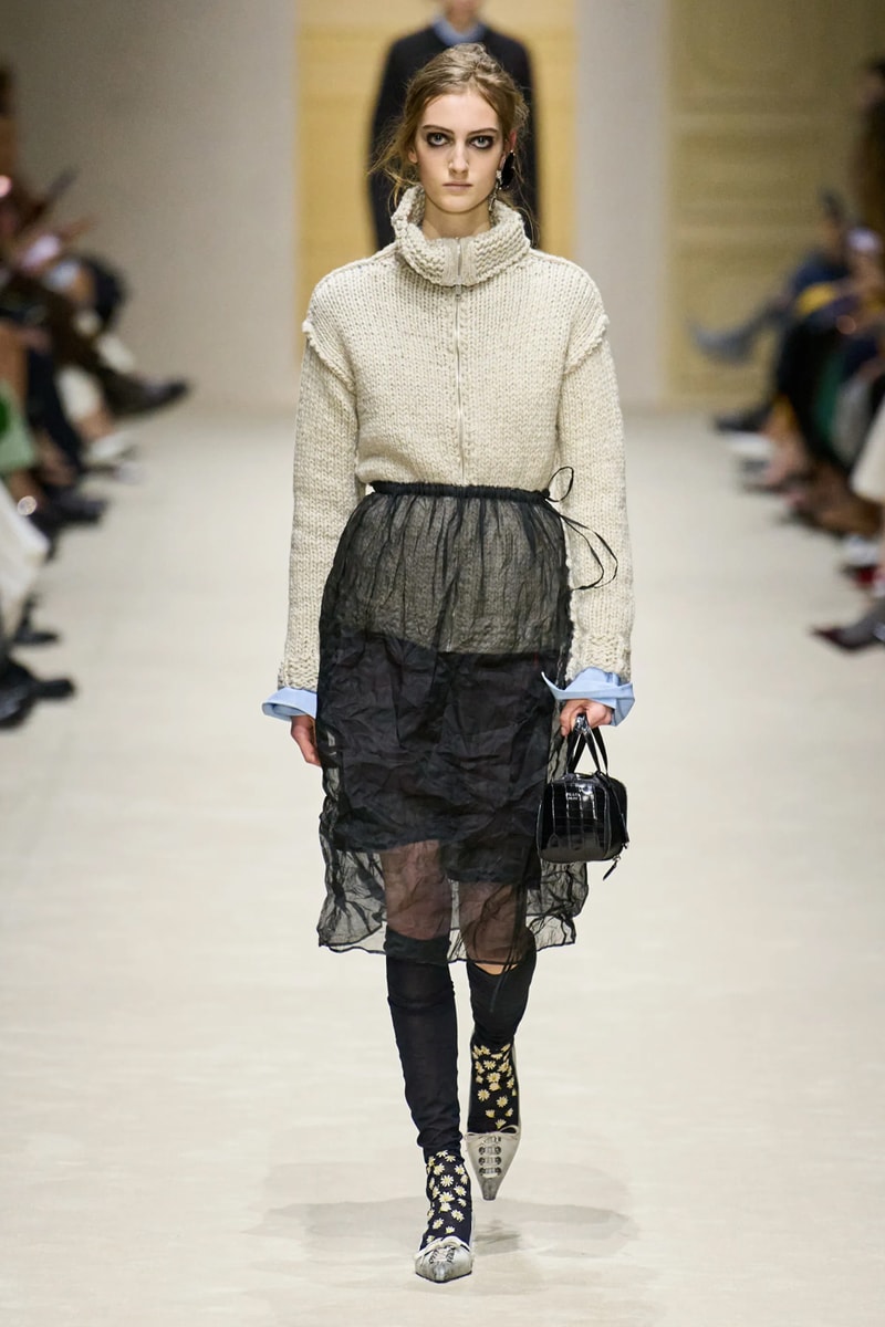 Prada Fall/Winter 2026 Womens Milan Fashion Week Runway Collection miuccia prada raf simons bella hadid