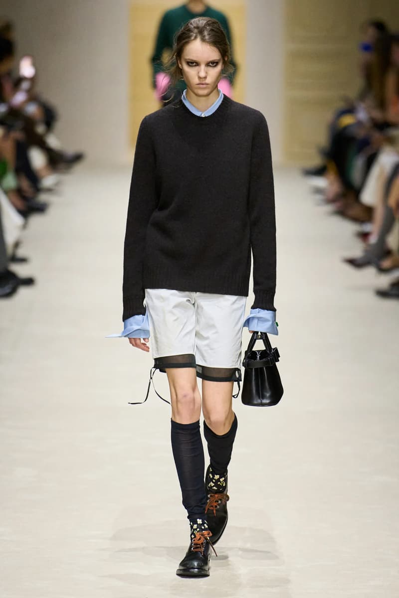 Prada Fall/Winter 2026 Womens Milan Fashion Week Runway Collection miuccia prada raf simons bella hadid