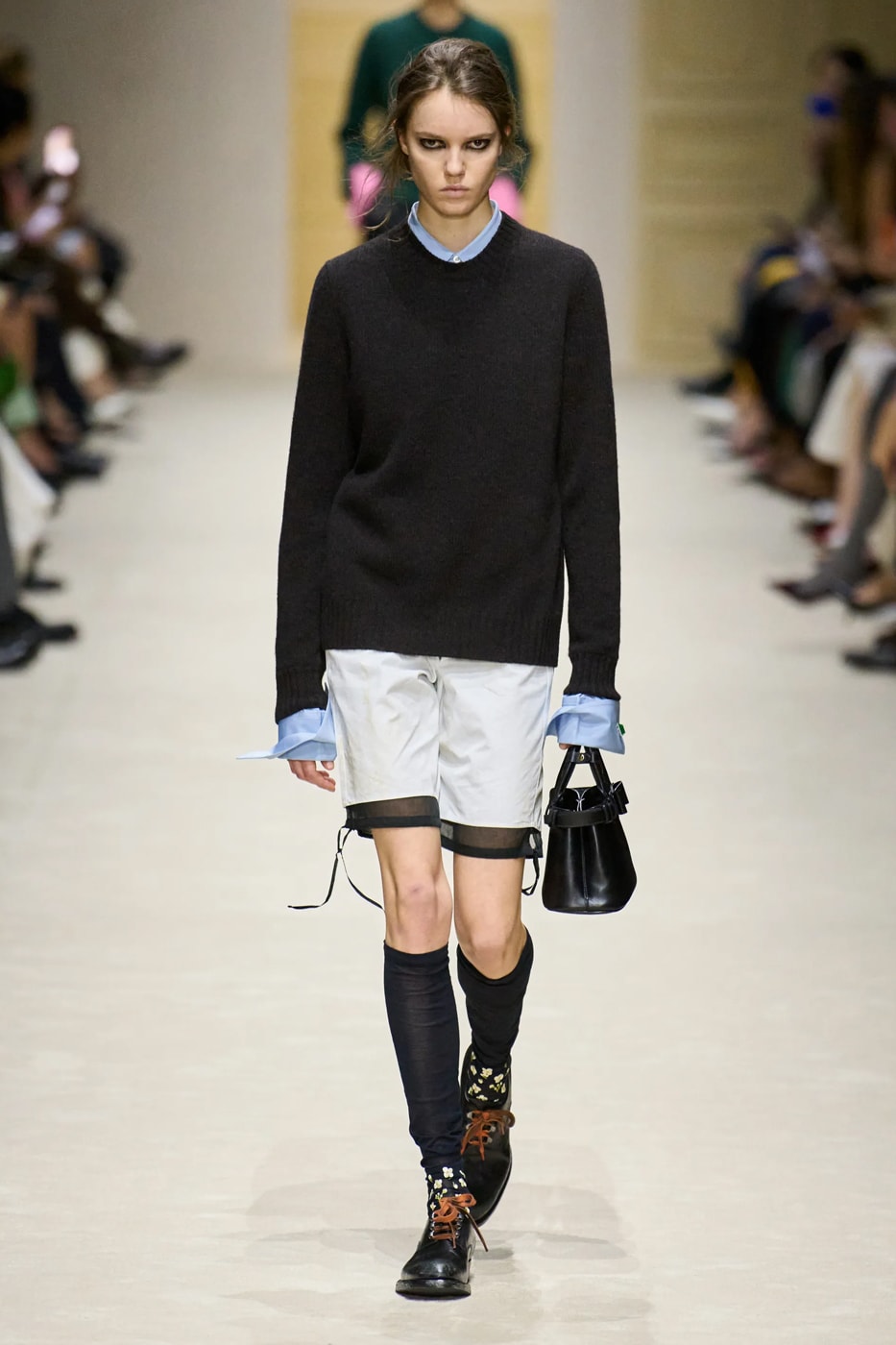 Prada Fall/Winter 2026 Womens Milan Fashion Week Runway Collection miuccia prada raf simons bella hadid