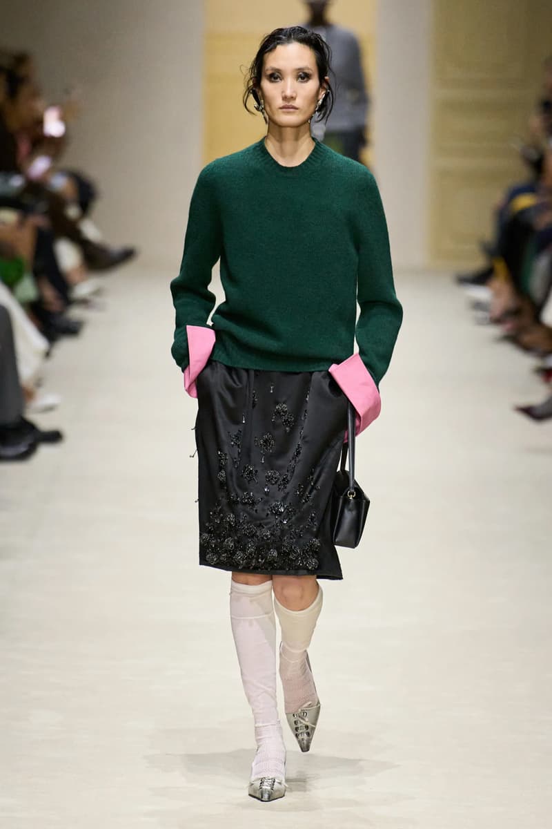 Prada Fall/Winter 2026 Womens Milan Fashion Week Runway Collection miuccia prada raf simons bella hadid