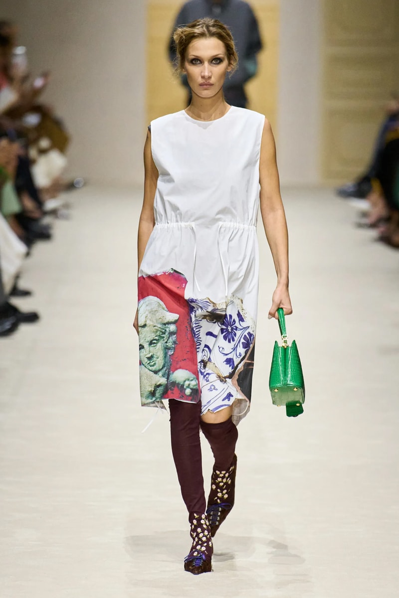 Prada Fall/Winter 2026 Womens Milan Fashion Week Runway Collection miuccia prada raf simons bella hadid
