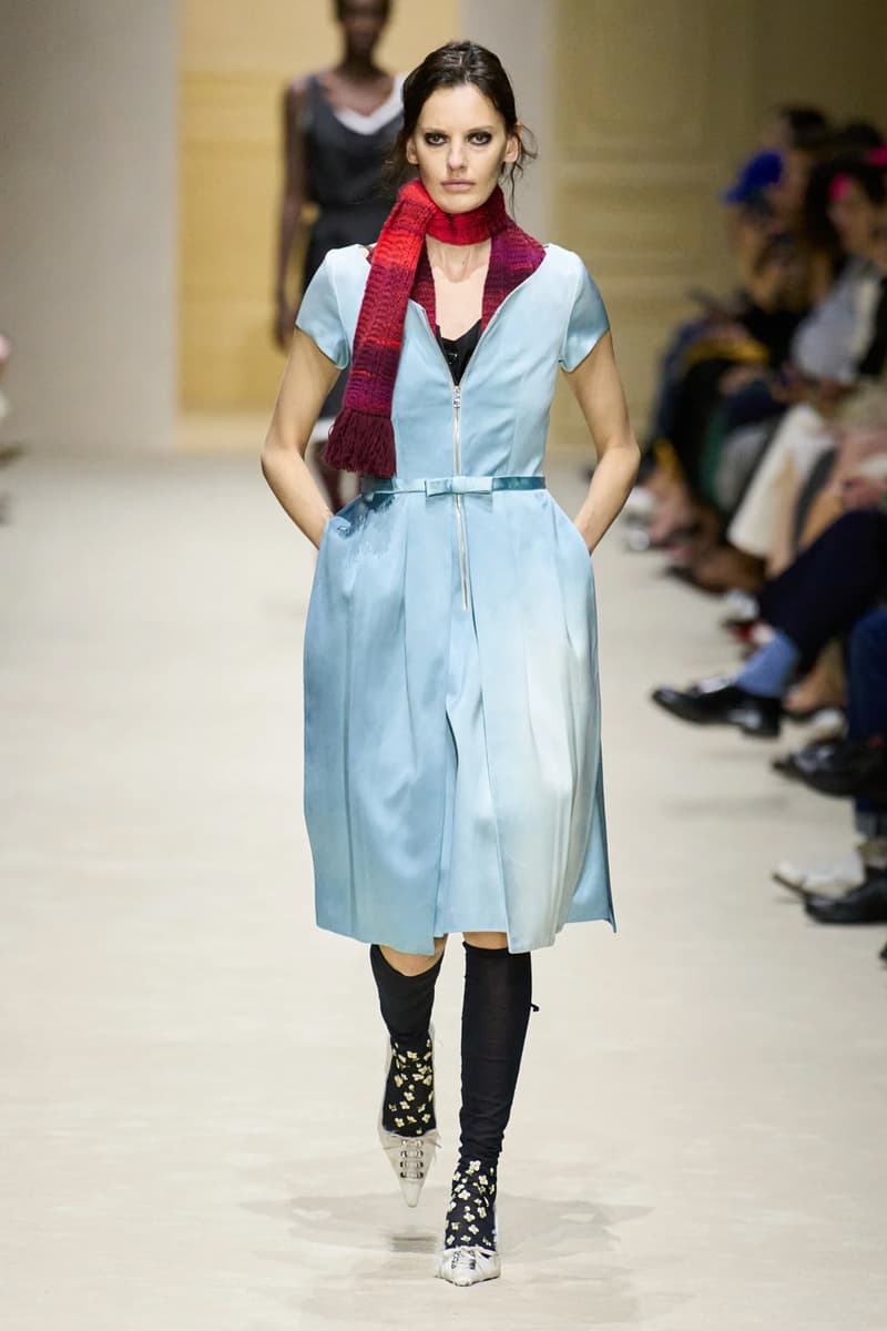 Prada Fall/Winter 2026 Womens Milan Fashion Week Runway Collection miuccia prada raf simons bella hadid