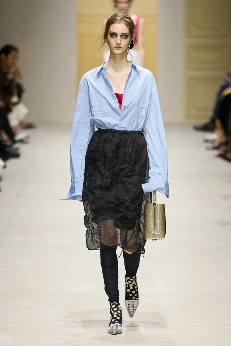 Prada Fall/Winter 2026 Womens Milan Fashion Week Runway Collection miuccia prada raf simons bella hadid