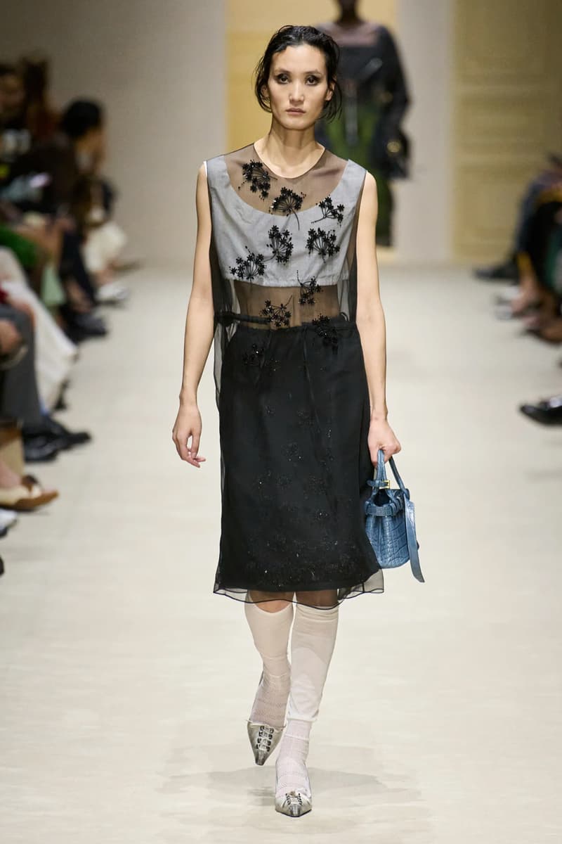 Prada Fall/Winter 2026 Womens Milan Fashion Week Runway Collection miuccia prada raf simons bella hadid