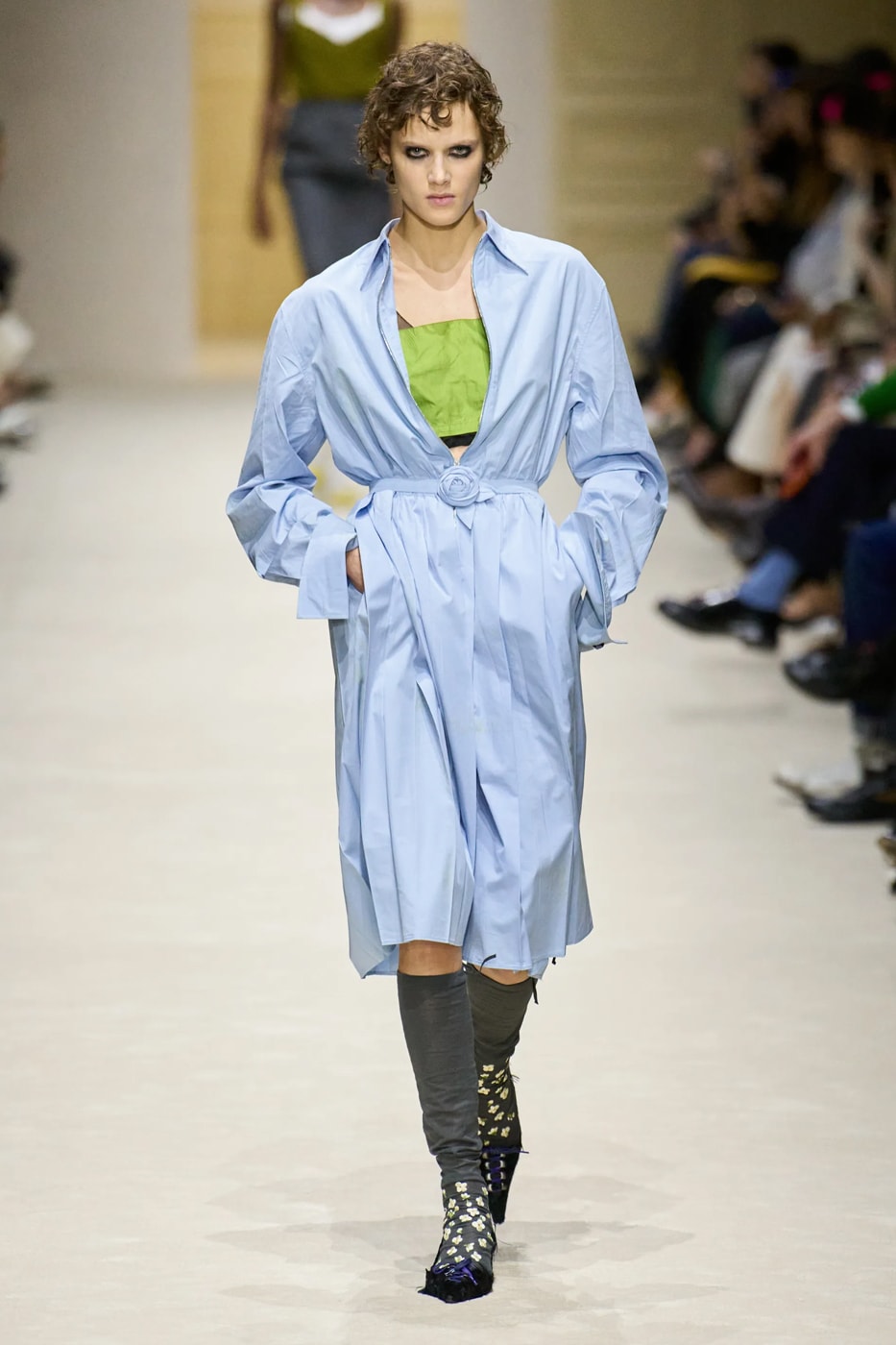 Prada Fall/Winter 2026 Womens Milan Fashion Week Runway Collection miuccia prada raf simons bella hadid