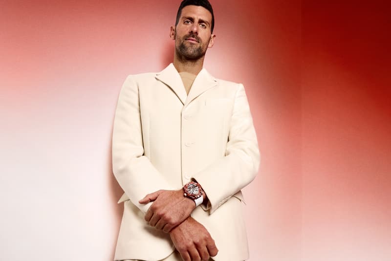 Hublot Big Bang Tourbillon Novak Djokovic GOAT Edition Trilogy watches orange green blue court limited Super-LumiNova® S-shaped titanium screw heads tennis call strap tape 