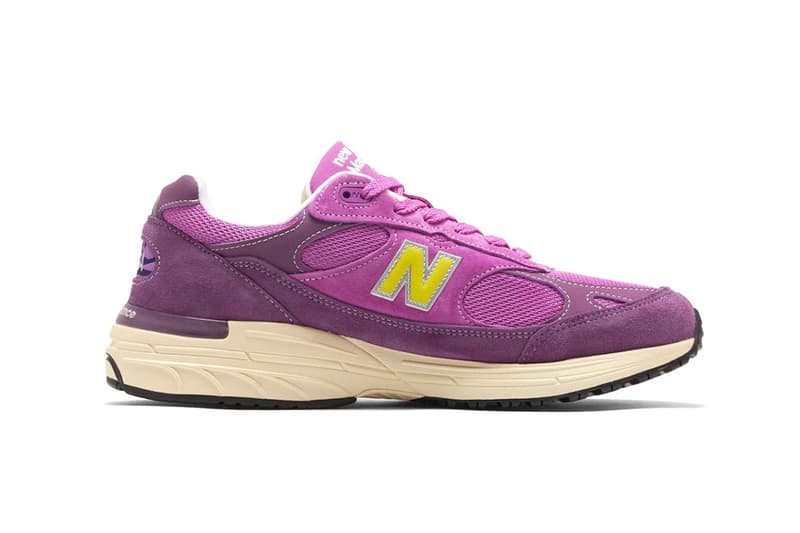 New Balance 993 "Passion Fruit" U9934JA Release Info black purple magenta pink 