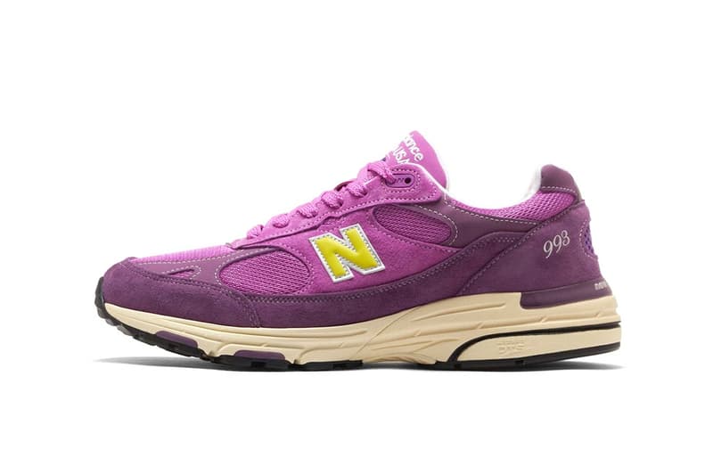 New Balance 993 "Passion Fruit" U9934JA Release Info black purple magenta pink 