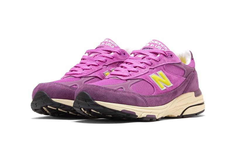 New Balance 993 "Passion Fruit" U9934JA Release Info black purple magenta pink 