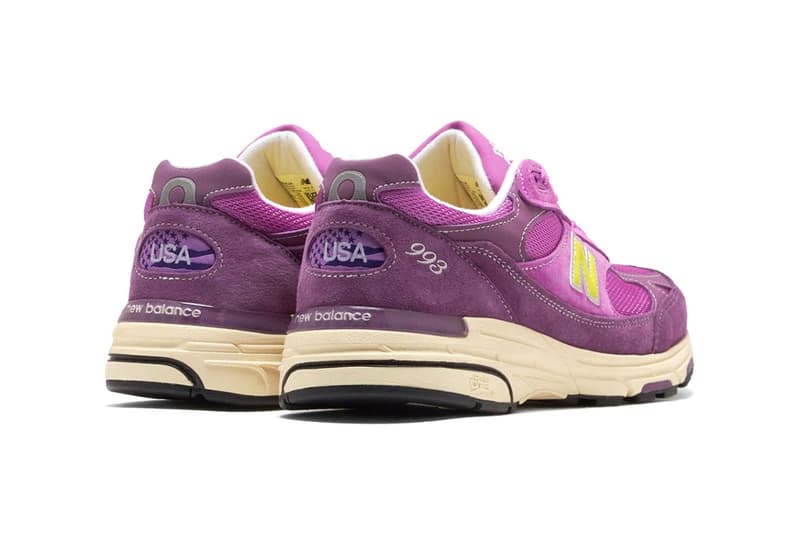 New Balance 993 "Passion Fruit" U9934JA Release Info black purple magenta pink 